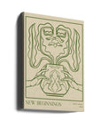 Canvas - Vessel Collection : New Beginnings (LineArt) - Admen.dk