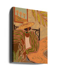 Canvas - Lady in Stripe - Admen.dk