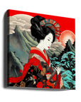 Canvas - Japan World Illustration (1) - Admen.dk