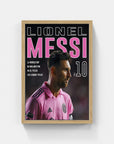 Plakat - Messi nr. 10 - Inter Miami kunst - admen.dk