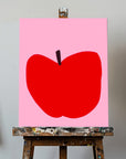Canvas - Crimson Simplicity