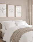 Plakat - Holding hands heart kunst - admen.dk