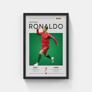 Plakat - Ronaldo Portugal look - admen.dk