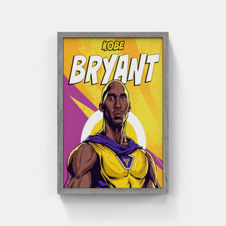 Plakat - Kobe Bryant superhelt - admen.dk