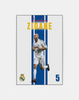 Plakat - Zinedine Zidane - admen.dk