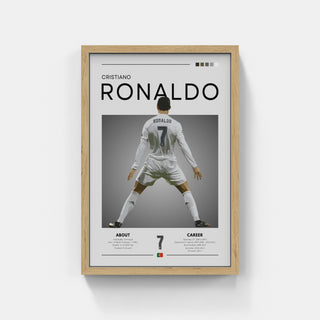 Plakat - Ronaldo Real Madrid look - admen.dk