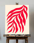 Canvas - Vibrant Red Leaves