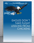 Plakat - Eagles - Dont take flight citat - admen.dk