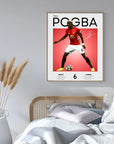 Plakat - Paul Pogba grafisk look - Admen.dk