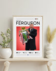 Plakat - Sir Alex Ferguson grafisk look - Admen.dk
