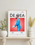 Plakat - David De Gea grafisk look - Admen.dk