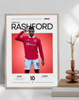 Plakat - Marcus Rashford grafisk look - Admen.dk