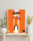 Plakat - Memphis Depay style - Admen.dk