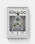 Plakat - Ronaldo Real Madrid look - admen.dk