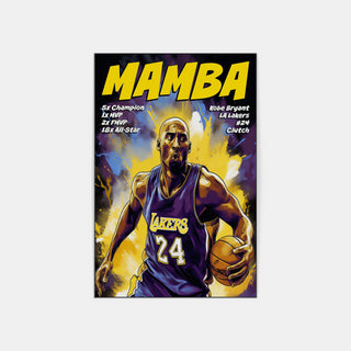 Plakat - Kobe Bryant mamba aktion - admen.dk