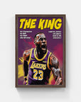 Plakat - Lebron James the king - admen.dk