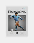 Plakat - Diego Maradona Napoli look - admen.dk