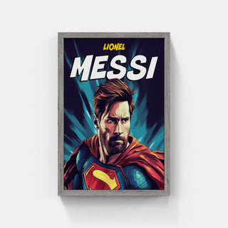 Plakat - Messi superhelt - admen.dk