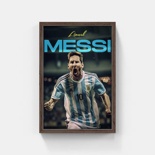Plakat - Lionel Messi Argentina kunst - admen.dk