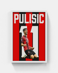 Plakat - Christian Pulisic kunst - admen.dk