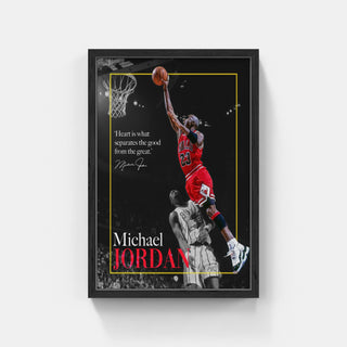 Plakat - Michael Jordan i aktion - admen.dk