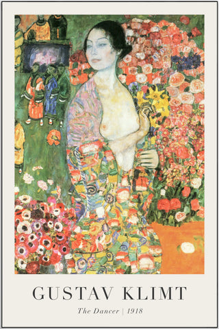Plakat - Gustav Klimt - The Dancer - admen.dk