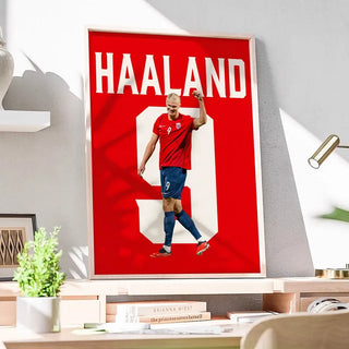 Plakat - Erling Haaland stolt - admen.dk