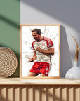 Plakat - Harry Kane Bayern kunst - Admen.dk