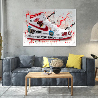 Plakat - Jordan air Bulls - admen.dk