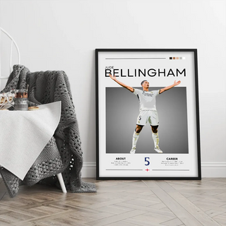 Plakat - Jude Bellingham Real Madrid look - admen.dk