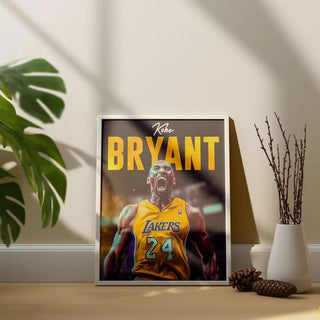 Plakat - Kobe Bryant i brøl - admen.dk