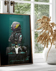 Plakat - Lewis Hamilton style - admen.dk