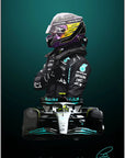 Plakat - Lewis Hamilton style - admen.dk