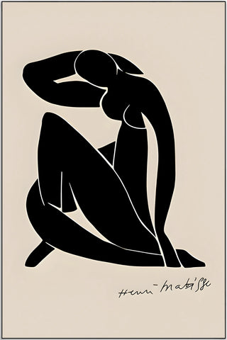 Plakat - Matisse - The black lady kunst - admen.dk