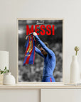 Plakat - Lionel Messi med tshirt kunst - Admen.dk