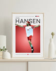 Plakat - Mikkel Hansen grafisk look - Admen.dk