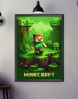 Plakat - Minecraft kunst - admen.dk