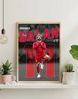 Plakat - Mohamed Salah kunst - Admen.dk