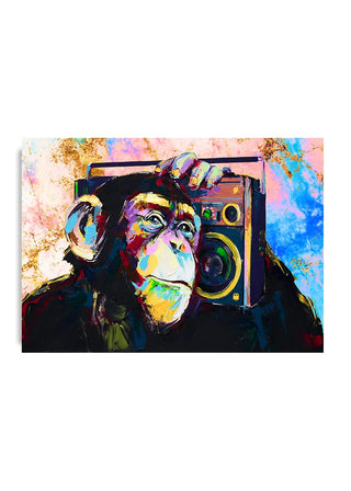 Plakat - Monkey beat kunst - admen.dk