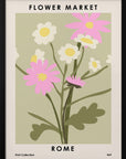 Plakat - Flower Market Rome - Admen.dk