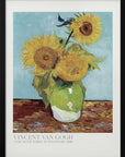 Plakat - Vase With Three Sunflowers - Admen.dk