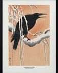 Plakat - Crow On Snowy Branch - Admen.dk