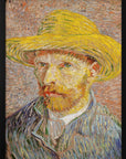 Plakat - Self Portrait With Straw Hat - Admen.dk