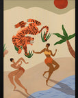 Plakat - Dancing Tiger - Admen.dk