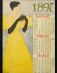Plakat - Calendar 1897 (1896) - Admen.dk
