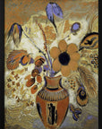 Plakat - Etruscan Vase With Flowers - Admen.dk