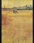 Plakat - Wheat Field With View of Arles (1888) - Admen.dk