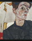 Plakat - Egon Schiele's Self Portrait With Physalis 1912 - Admen.dk