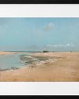 Plakat - Beach At Low Tide No.2 - Admen.dk