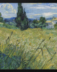 Plakat - Green Wheat Field With Cypress (1889) - Admen.dk